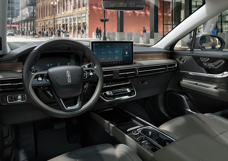 The interior dashboard of 2024 Lincoln Corsair® SUV is shown here. | Greenwood Lincoln in Bowling Green KY
