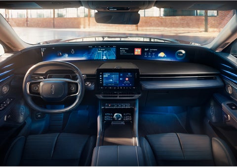 The panoramic display is shown in a 2024 Lincoln Nautilus® SUV. | Greenwood Lincoln in Bowling Green KY