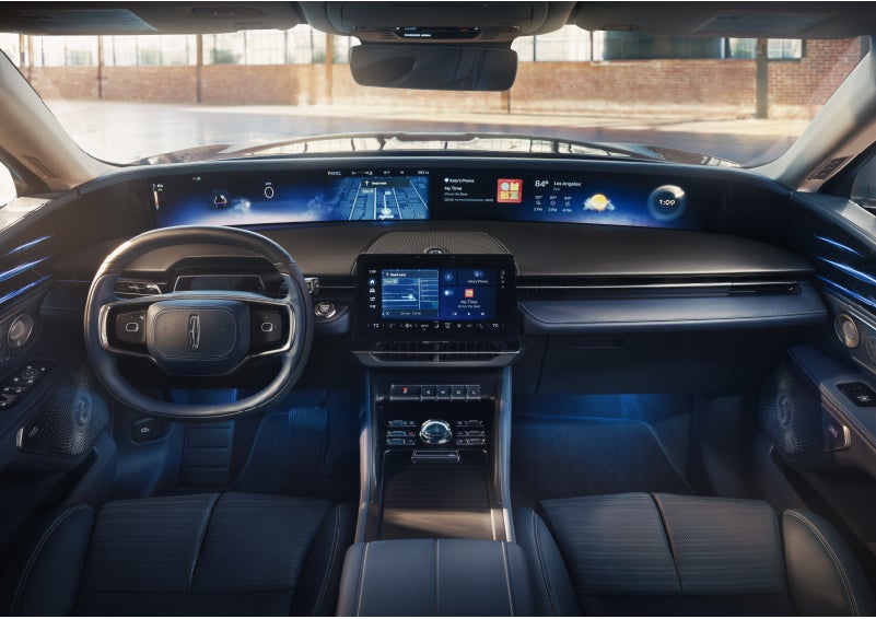 The panoramic display is shown in a 2026 Lincoln Nautilus® SUV. | Greenwood Lincoln in Bowling Green KY
