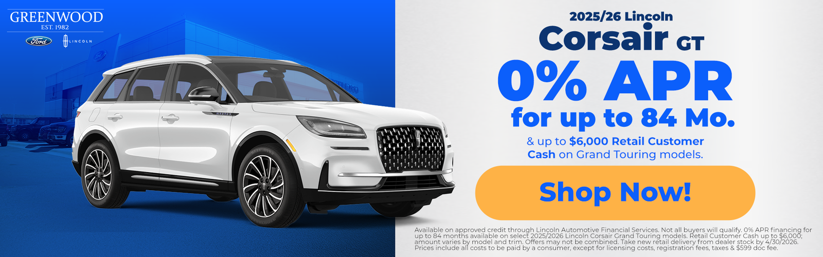 2025/26 Lincoln Corsair GT